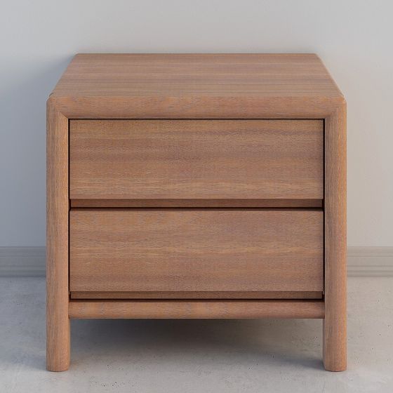 Urban Elegance Bedside Table 3D model
