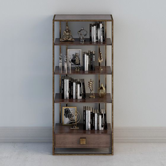 Urban Elegance Bookshelf 3D model