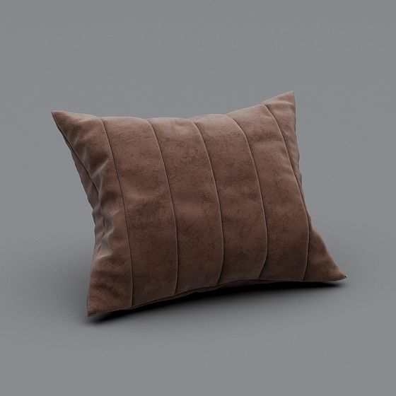 Cozy Velvet Pillow 3D model
