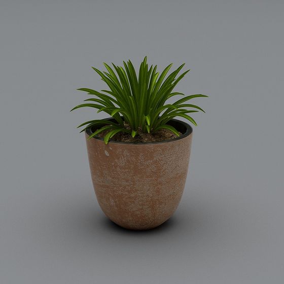 Urban Oasis Indoor Plant 3D Model