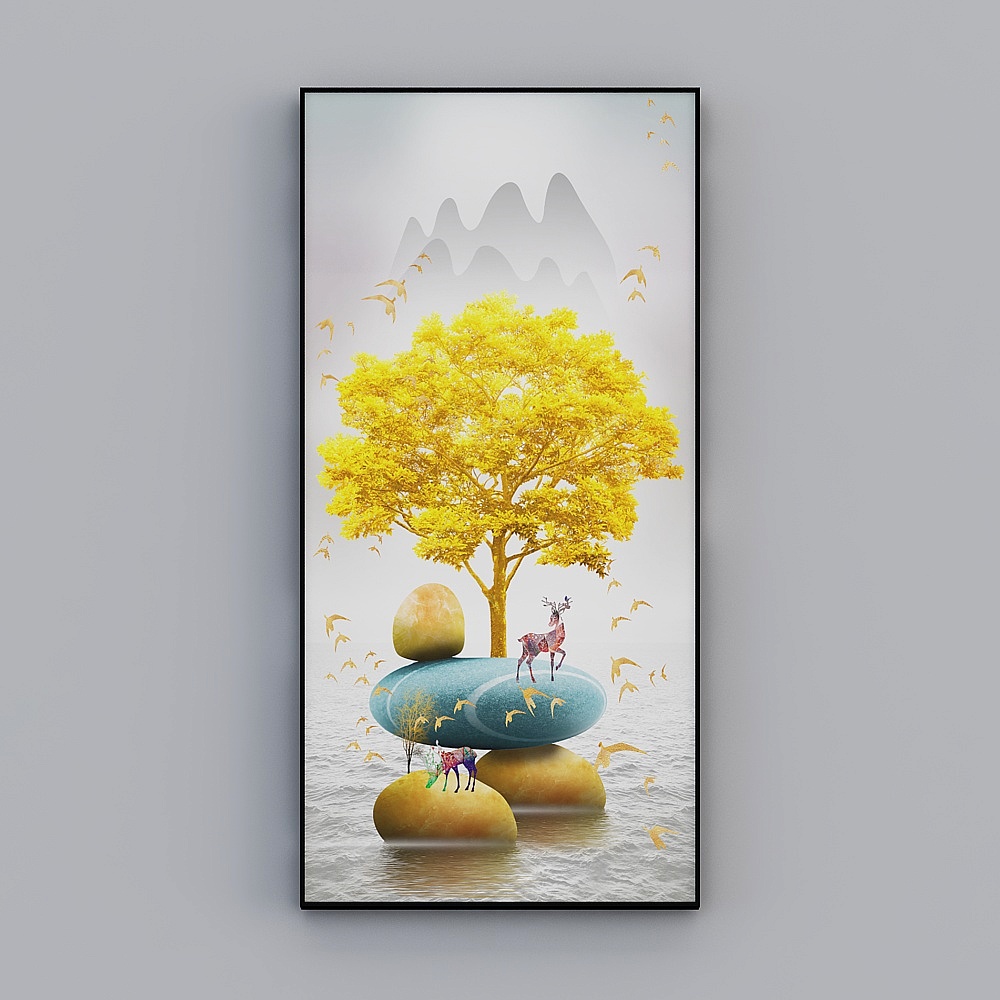 Sevio - Modern Minimalist - LB-52398 - Decorative Painting