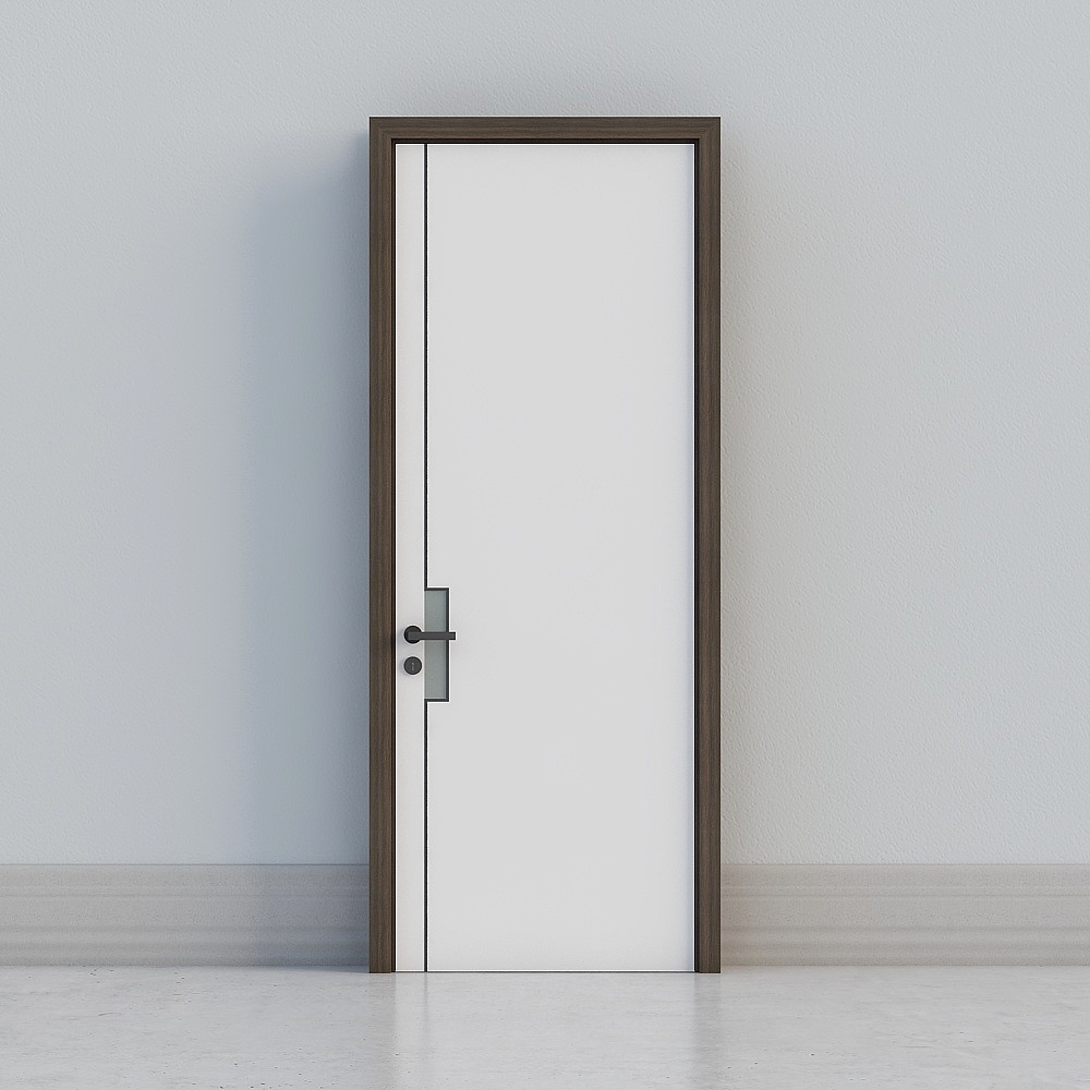 modern white door