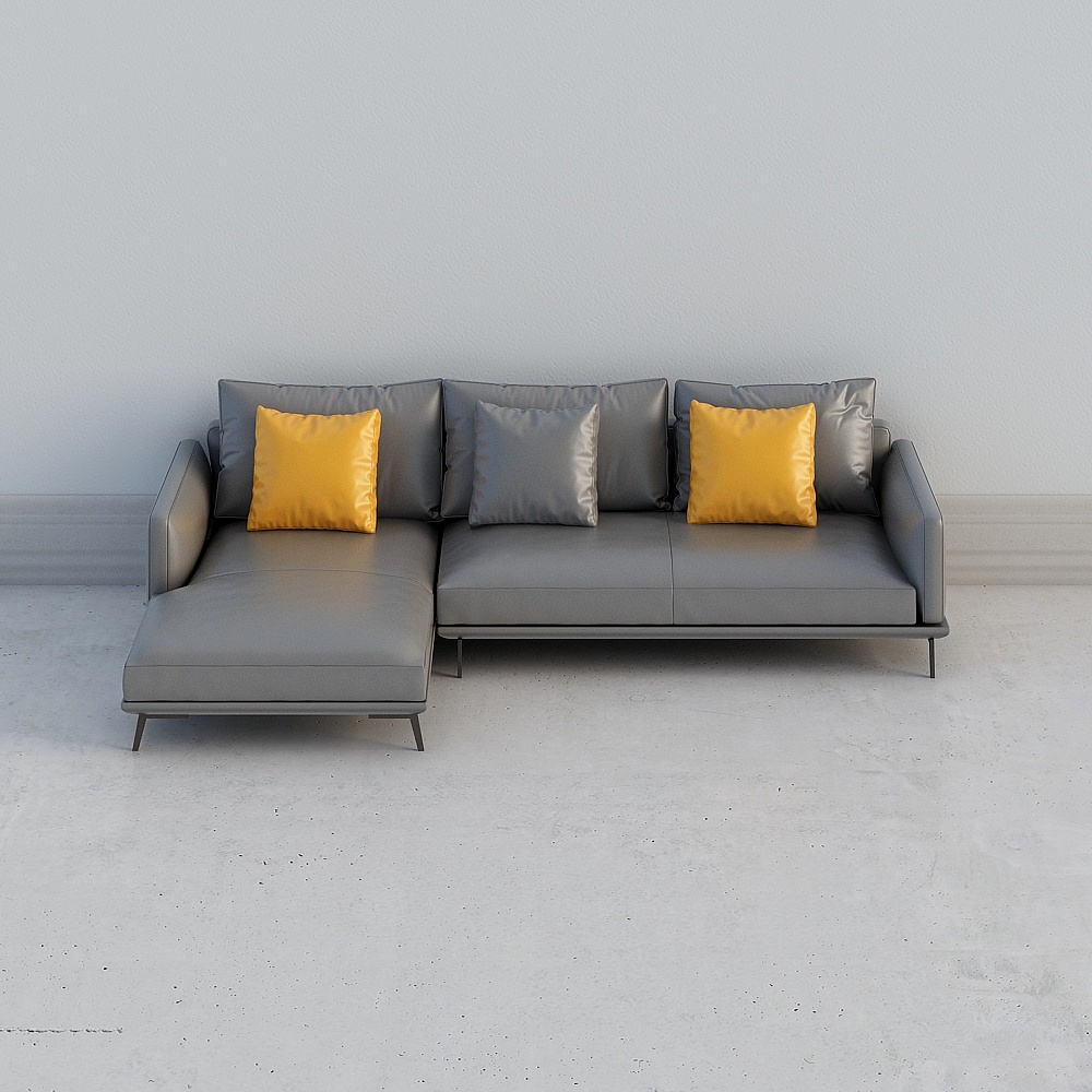 F3099 Three-person L sofa