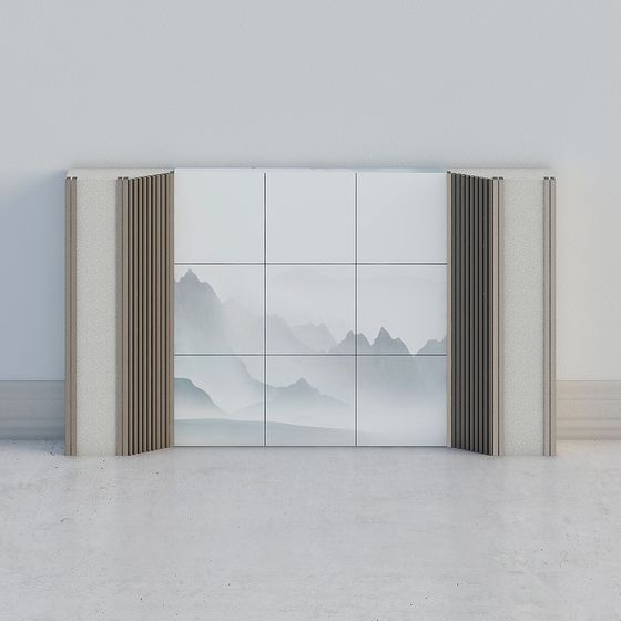 Mountain Shadow Screen 3D Model
