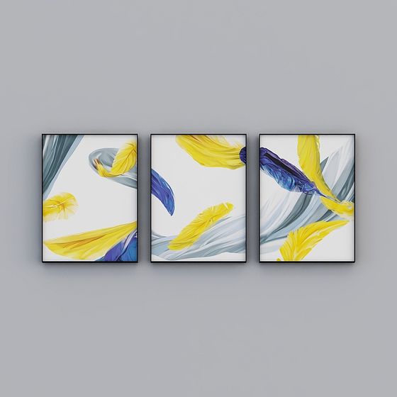 Tri ân nhà đầy đủ tranh - tranh trang trí phòng khách hiện đại - tranh bộ ba - dream cruise U