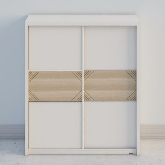 ZX00109 プッシュ・プル 2ドアワードローブ