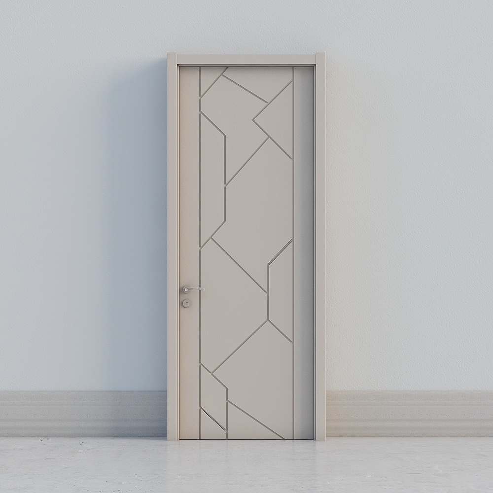modern beige door