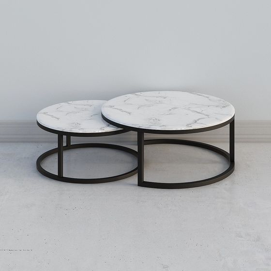 Smooth Conversation Table 3D model