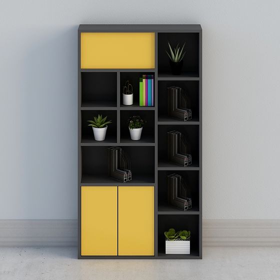 Giá sách tủ kết hợp