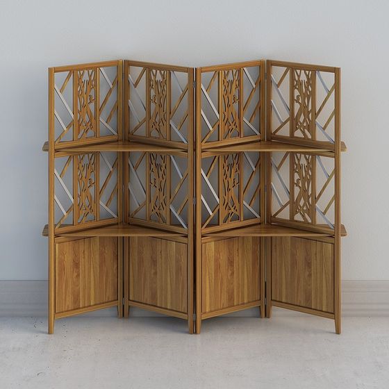 Geometric Screen Model Elegant Geometric Screen 3D model