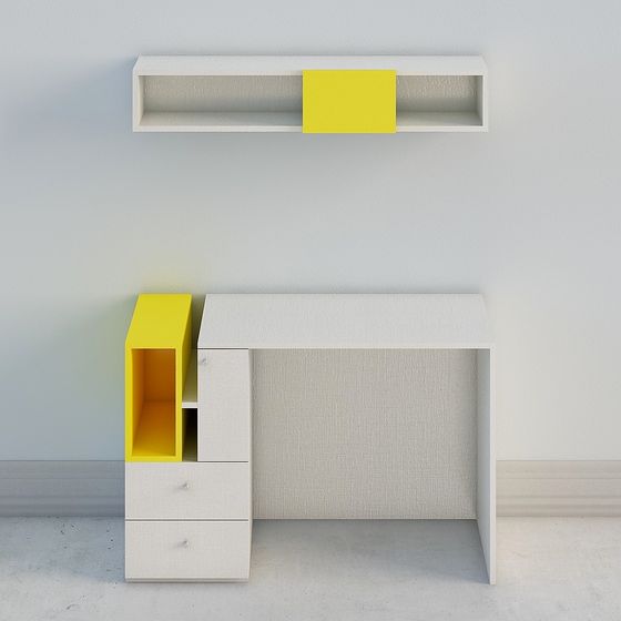 Modern Desk Sets,Desk & Chair Sets,Earth color+Green