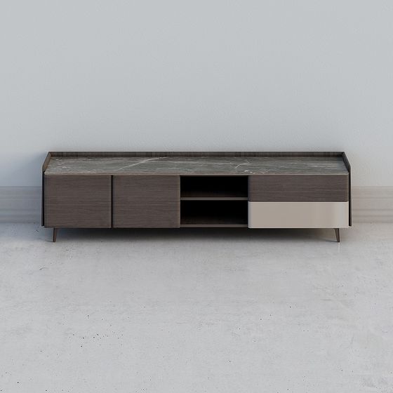 Modern Minimalist TV Cabinet 3D model