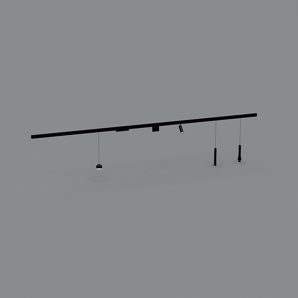 Magnetic track light