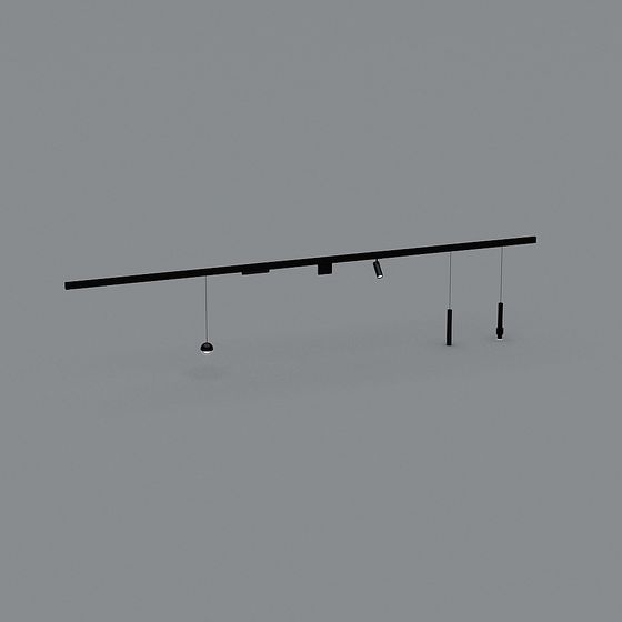 Modern Pendant Light 3D model for Creative Projects