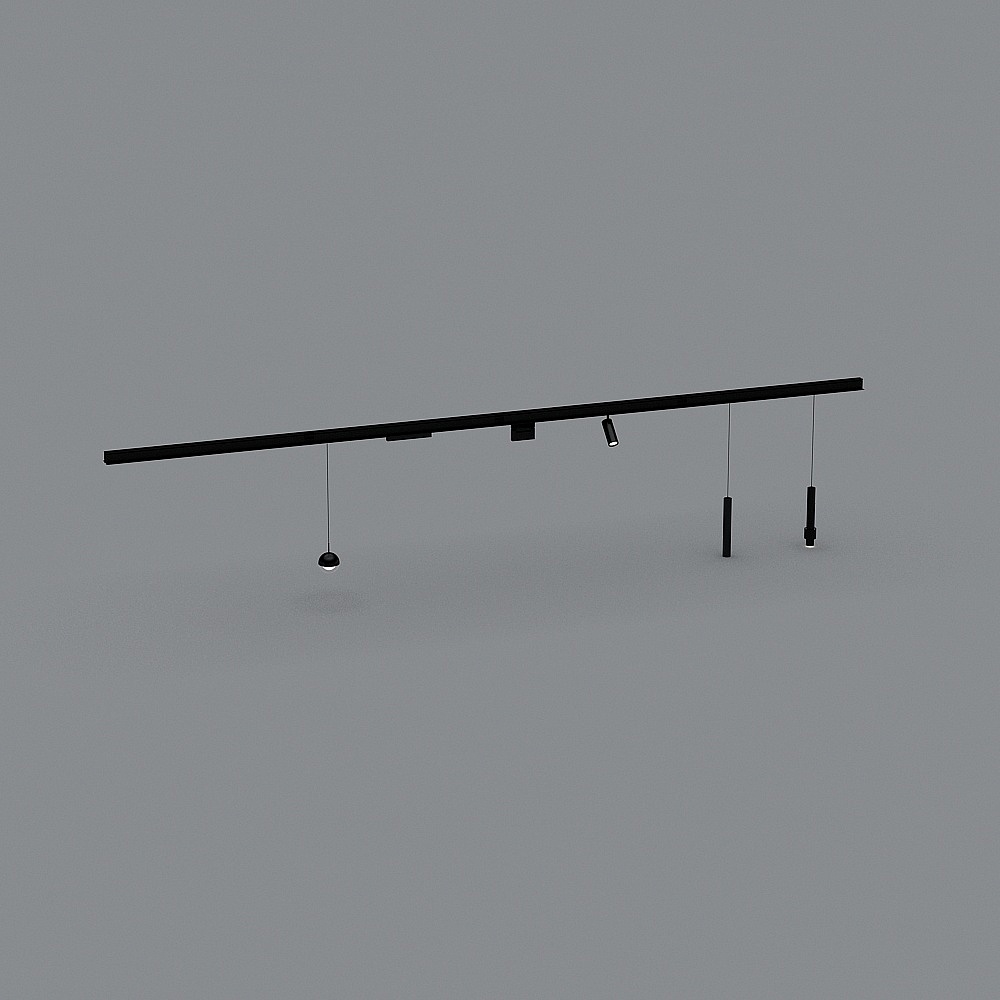 Magnetic track light