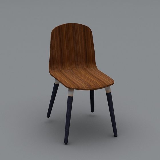 Unique Low-Poly Chair 3D model