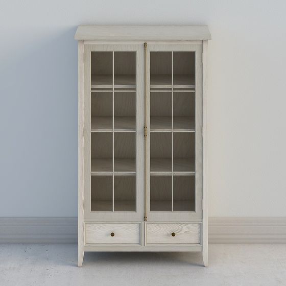 Bibliothèque antique américaine blanche Payne Payne