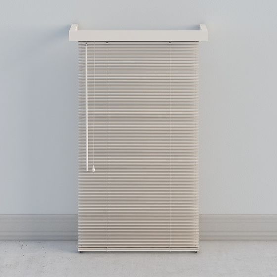 Minimalist Blinds 3D model for Modern Interiors