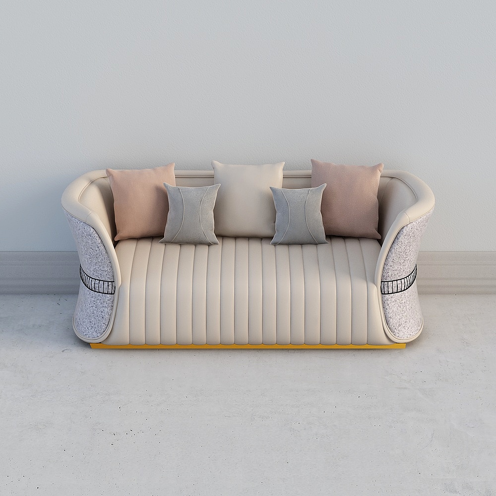 Craftsman - Light luxury sofa - three-person sofa