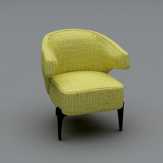 Cozy Corner 3D model Chair for Modern Spaces