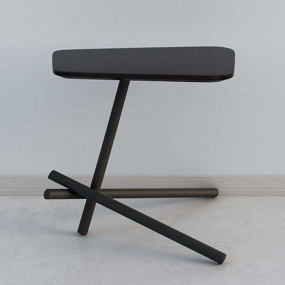 Cross-Legged Stool 3D Model