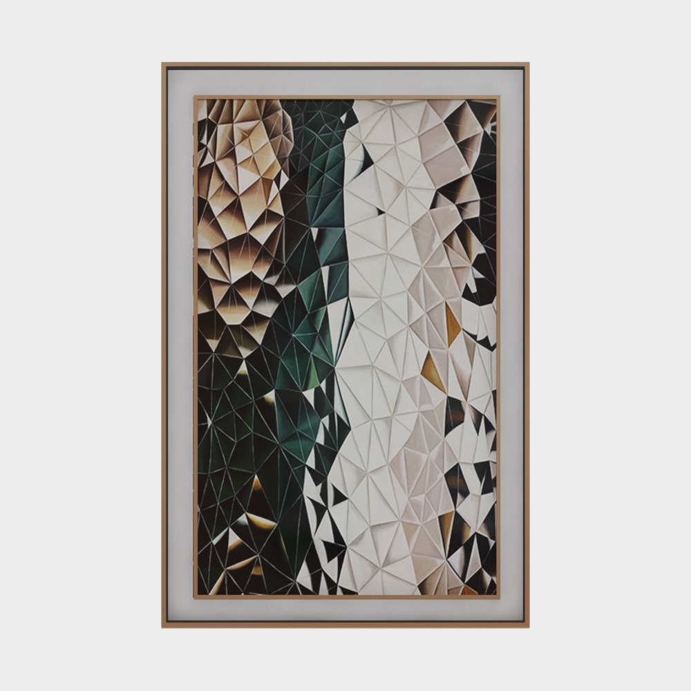 Abstract Geometric Framework 3D model