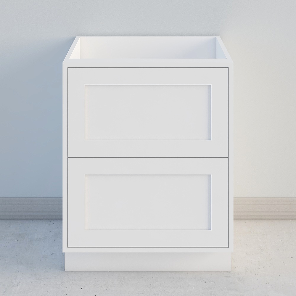 shaker cabinet floor draws.skp