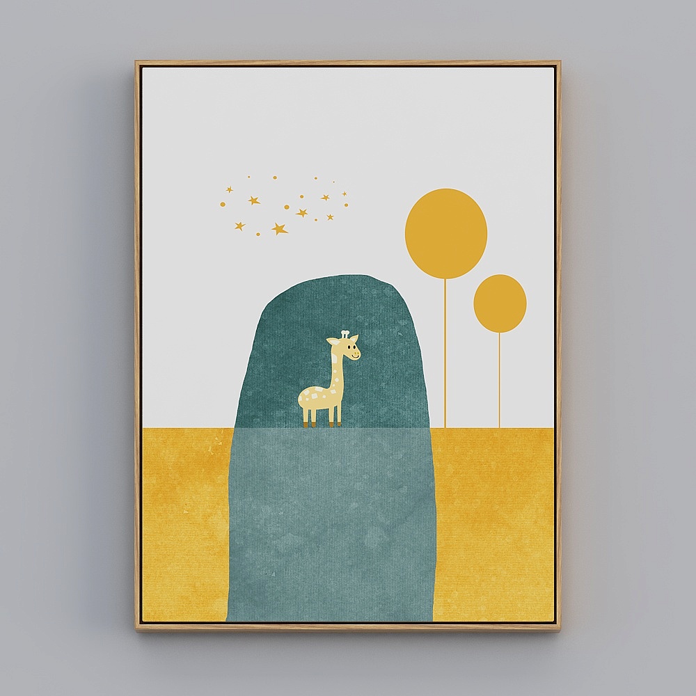 Courtesy full house with painting - modern kitchen decoration painting - kitchen single - all the way to sun B