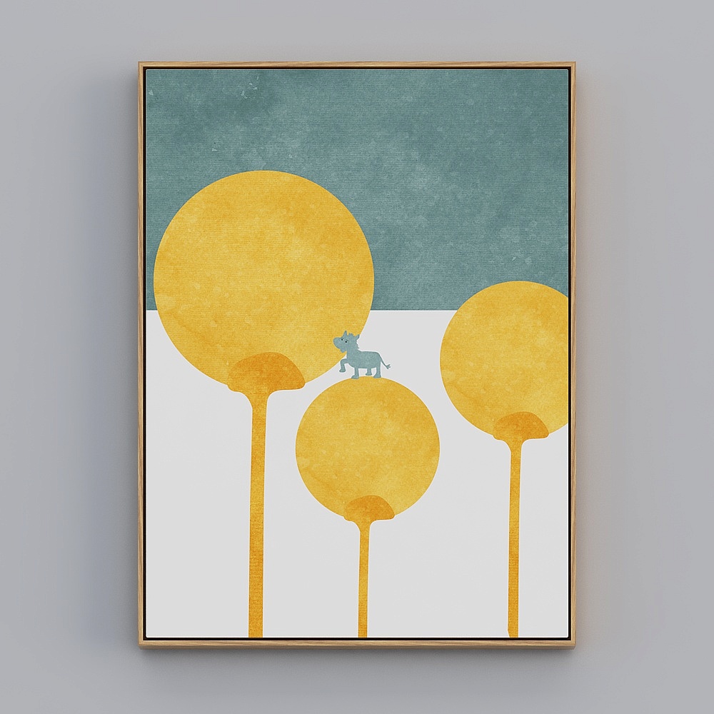 Courtesy full house with painting - modern kitchen decoration painting - kitchen single - all the way to sun F