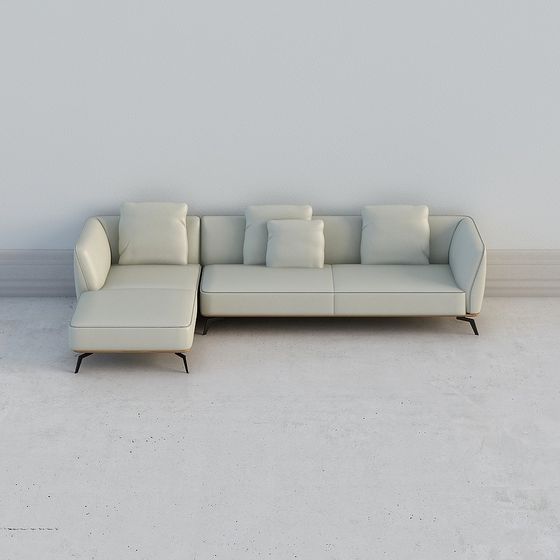 Urban Comfort 3D model Sofa for Modern Interiors
