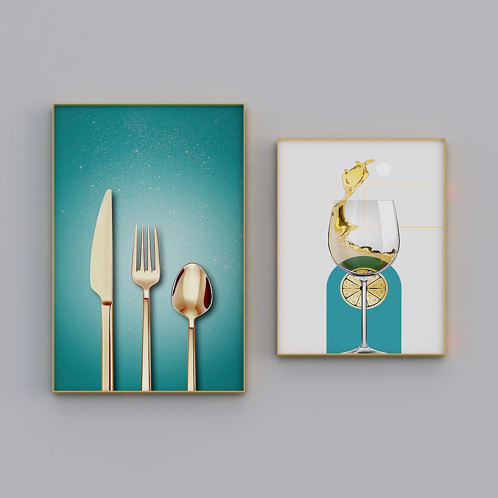 Elegant Dining Table 3D model