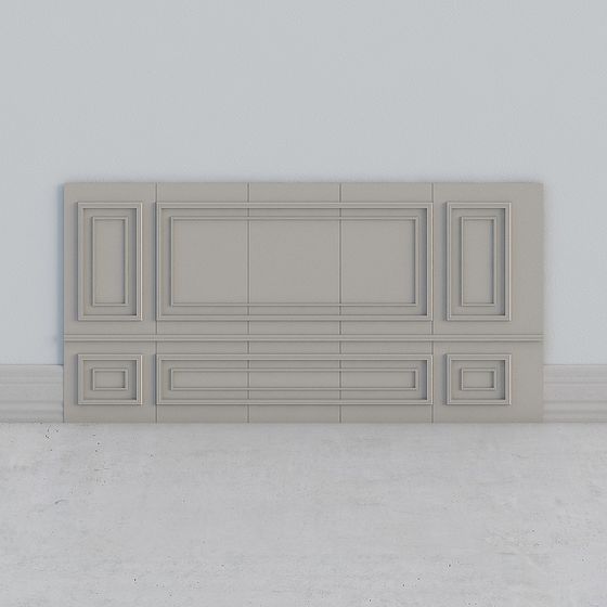 Classic Relief Wall Panel 3D model