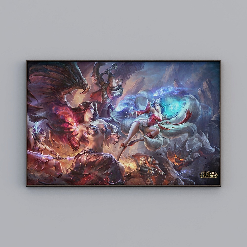 League of Legends 3D Model with Stunning Visuals