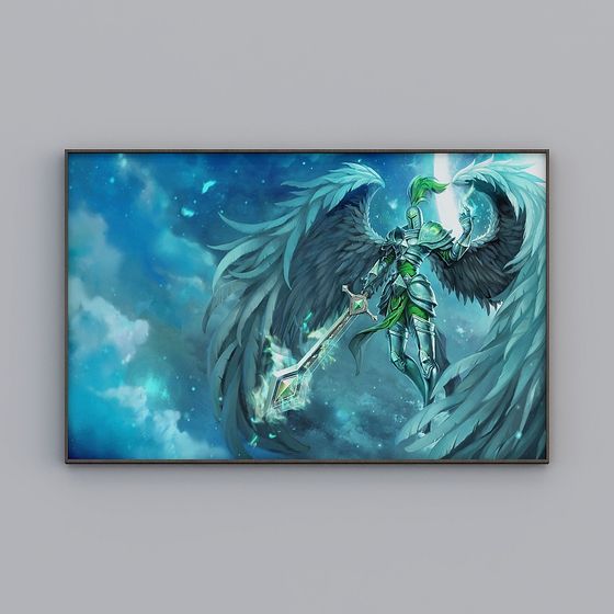 Angel Warrior 3D Model for Fantasy Creations