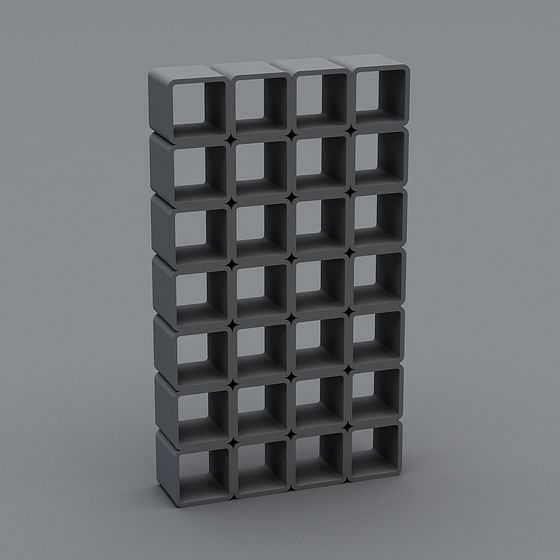 Unique Low-Poly Cube 3D Model with Geometric Aesthetics