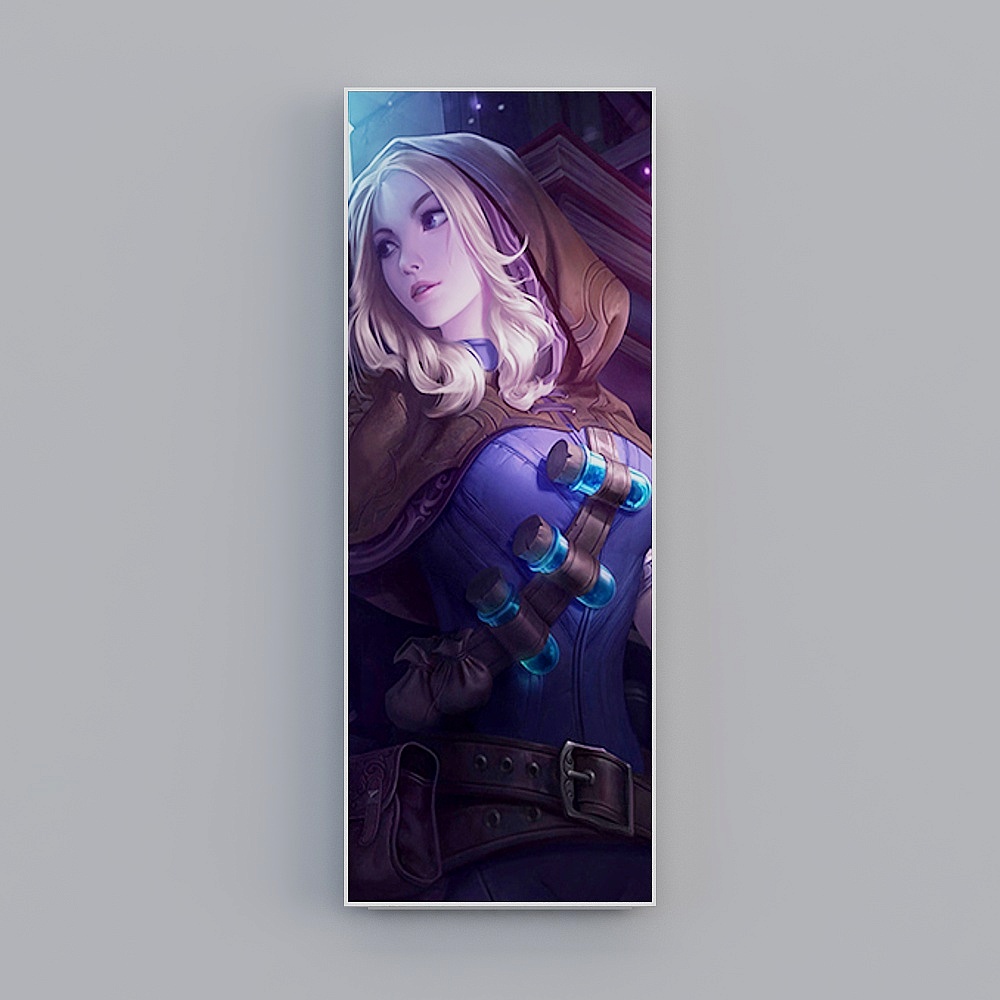 Mystic Sorceress Low-Poly 3D Model
