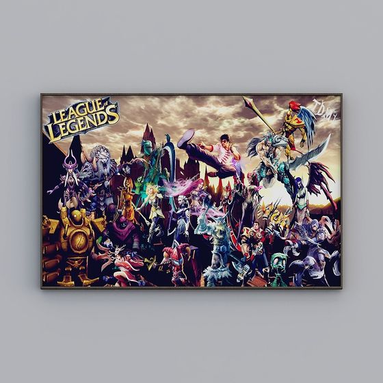 League of Legends 3D Model Collection for Creative Projects