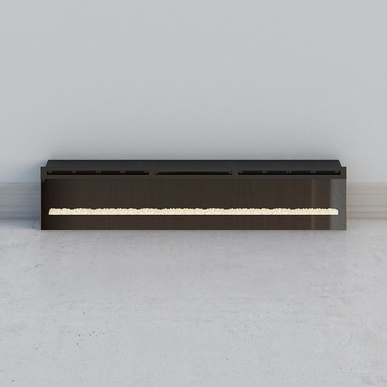 Modern Minimalist Wall Mantle 3D model