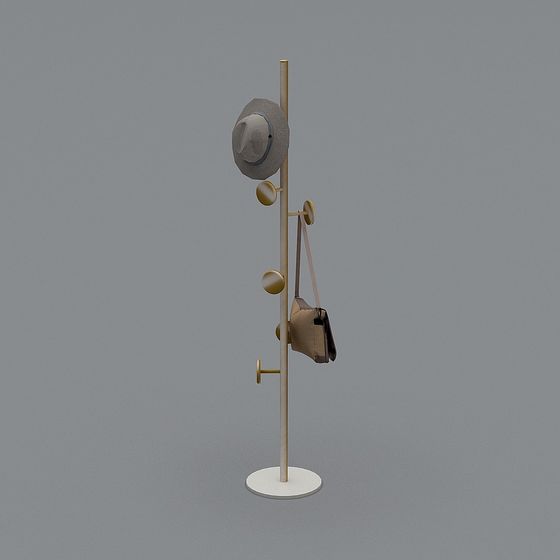 Urban Coat Rack 3D model for Modern Interiors
