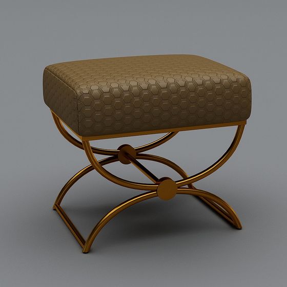 Honeycomb Luxury Stool 3D model