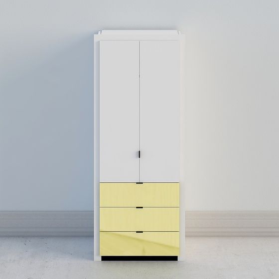Urban Storage Cabinet 3D model for Modern Spaces