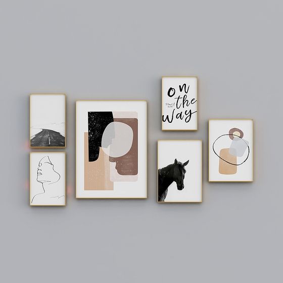 Abstract Gallery 3D Model for Modern Art