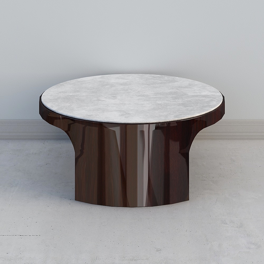 Elegant Round Table 3D model for Modern Aesthetics