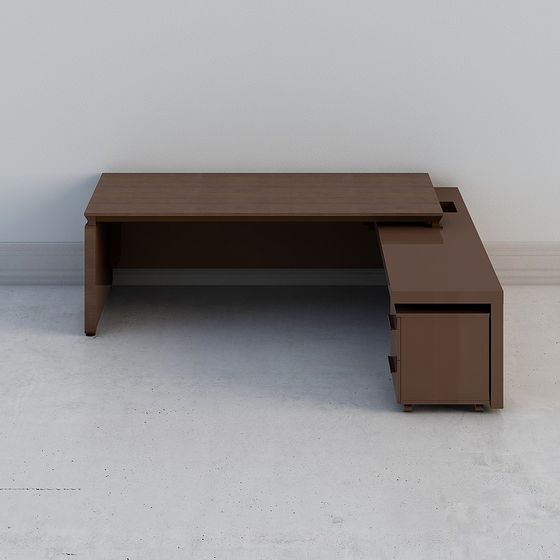 Urban Edge Desk 3D model