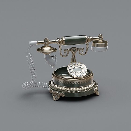 Vintage Telephone 3D model – A Perfect Blend of Classic and Modern