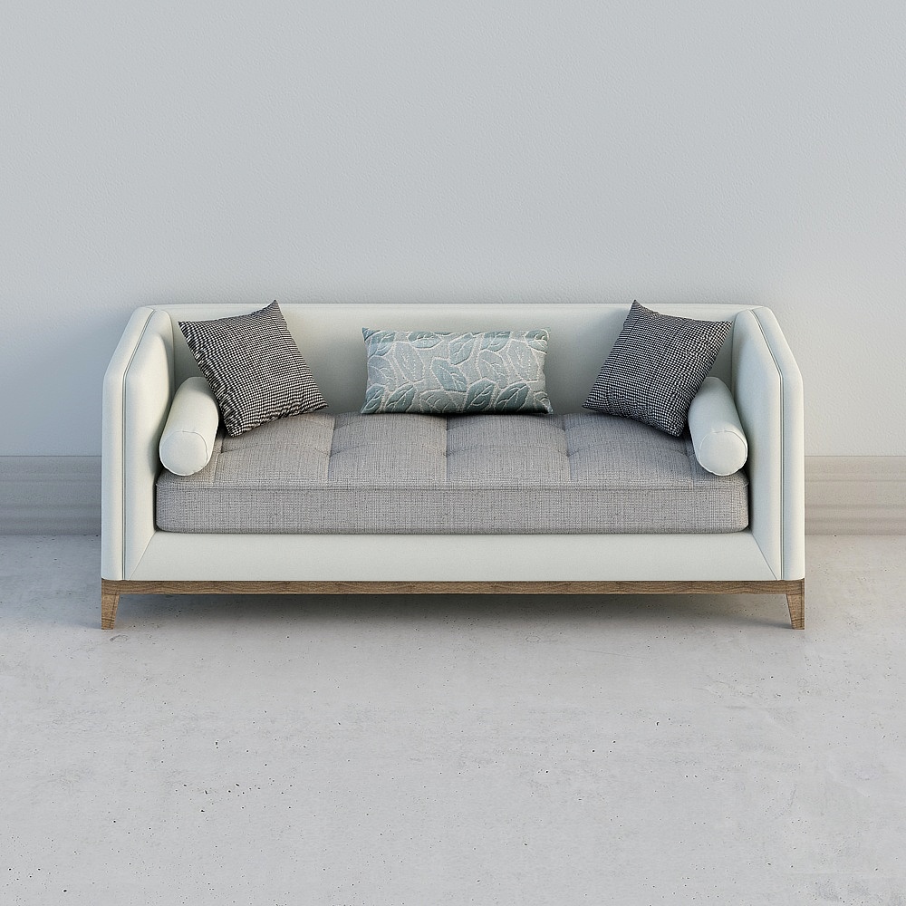 Uefa Art Berry American Fabric Sofa Small tech cloth three-person straight row one-size-fits-all living room 240H