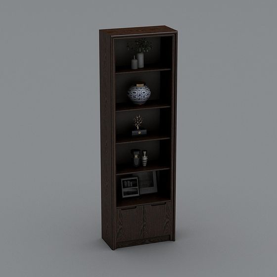 Unique 3D Bookshelf Model for Modern Interiors