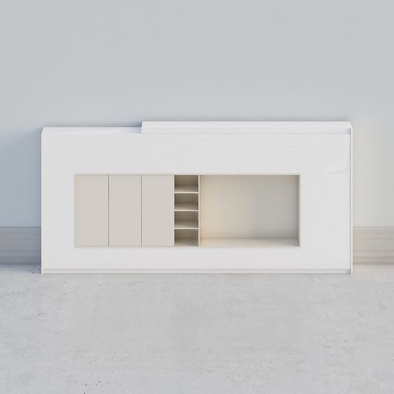 Minimalist Storage Unit 3D model