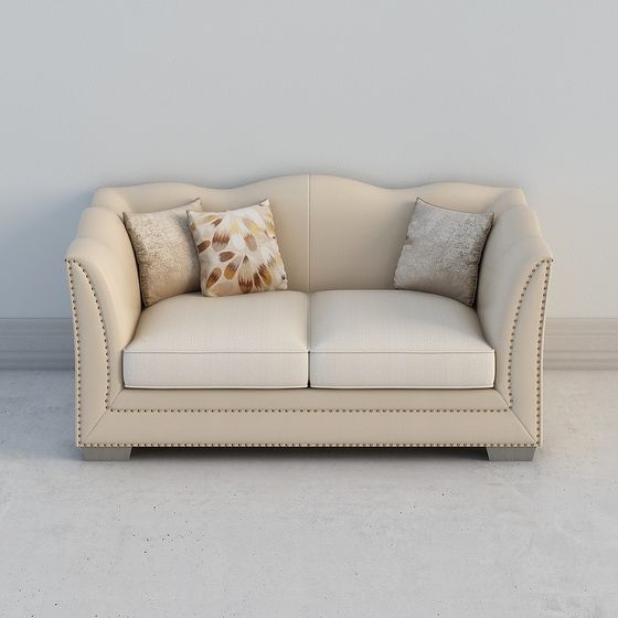 Stylish Minimalist 3D Sofa Model