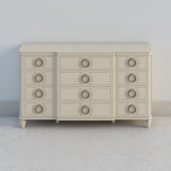 Elegant Storage Console 3D model